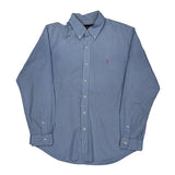 Ralph Lauren Checked Shirt - Large Blue Cotton