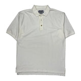 Lee Polo Shirt - Large White Cotton