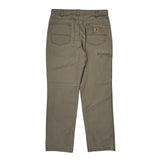 Carhartt Carpenter Trousers - 34W 34L Khaki Cotton