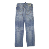 LEVI'S Mens Blue Regular Straight Denim Medium W28 L29 Classic Cotton Blend Zip