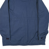 WOOLRICH Mens Blue Cotton Blend Jacket L Plain Zip Pocketed Classic Fit