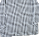 LOTUS Mens Black & White Check Shirt XL Cotton Button Down Casual Formal