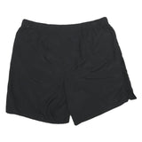 NIKE Mens Black Sports Polyester Casual Shorts 2XL W38 Elastic Waistband