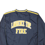HOLLOWAY Mens Navy Blue & Yellow V-Neck XL Sweatshirt Lawrence Twp Fire Team