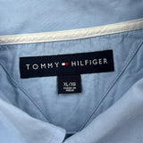Tommy Hilfiger Short Sleeve Shirt - XL Blue Cotton