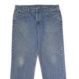 CARHARTT Mens Classic Blue Denim Jeans W40 L30 Zip Closure Relaxed Fit