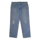 CARHARTT Mens Classic Blue Denim Jeans W40 L30 Zip Closure Relaxed Fit