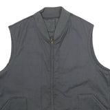 DICKIES Mens Black Cotton Blend Quilted Jacket XL Workwear Zip Pockets