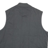 DICKIES Mens Black Cotton Blend Quilted Jacket XL Workwear Zip Pockets