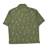 Jamaica Jaxx Floral Hawaiian Shirt - XL Green Cotton
