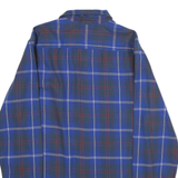 LEVI'S Mens Blue & Red Check Shirt M Cotton Long Sleeve Casual Button Shirt
