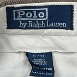 Polo By Ralph Lauren Trousers - 36W 28L Brown Cotton
