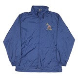 JOHN HALLS ALASKA Womens Blue Nylon Zip Jacket M Plain Lightweight Outerwear