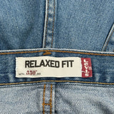Levis 550 Jeans - 34W 31L Blue Cotton