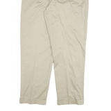 POLO RALPH LAUREN Mens Beige Cotton Blend Relaxed Straight Trousers W36 L32