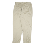 POLO RALPH LAUREN Mens Beige Cotton Blend Relaxed Straight Trousers W36 L32