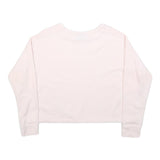PUMA Womens Pink Crew Neck XS Lightweight Logo Sweatshirt Pullover