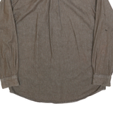 HIGH SIERRA Mens Brown Cotton Shirt M Button-Down Collar Long Sleeve Casual