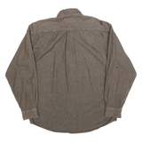 HIGH SIERRA Mens Brown Cotton Shirt M Button-Down Collar Long Sleeve Casual