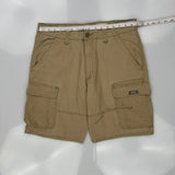 Wrangler Cargo Shorts - 34W 10L Khaki Cotton