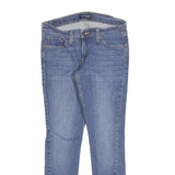 LEVI'S 524 Womens Jeans Blue Slim Skinny Denim Medium W30 L28 Cotton Blend Zip