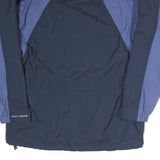 HELLY HANSEN Womens Navy Blue Outdoor Jacket M Polyester Blend Zip Pattern