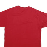 VANS Mens Red Classic Logo T-Shirt L Short Sleeve Crew Neck Cotton Casual