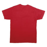 VANS Mens Red Classic Logo T-Shirt L Short Sleeve Crew Neck Cotton Casual