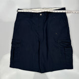 Dickies Cargo Shorts - 38W 11L Navy Cotton