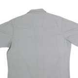 WRANGLER Mens Grey Cotton Blend Short Sleeve Shirt XL Casual Wear