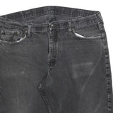WRANGLER Mens Black Denim Casual Shorts XL W38 5 Pocket Classic Fit