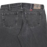 WRANGLER Mens Black Denim Casual Shorts XL W38 5 Pocket Classic Fit