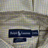 Blake Ralph Lauren Checked Shirt - 2XL Beige Cotton