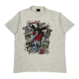 Single Stitch Captain Hook Changes Graphic T-Shirt - XL Gray Cotton