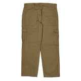 Wrangler Cargo Pants - 35W 30L Khaki Cotton