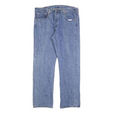 LEVI'S 501 Mens Jeans Blue Regular Straight Denim Medium W38 L32 Classic Fit