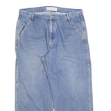 LEVI'S Womens Jeans Blue Relaxed Straight Denim Medium W38 L30 Utility Workwear