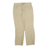 CARHARTT Mens Cotton Blend Beige Relaxed Fit Straight Trousers W32 L30 Workwear