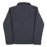 COLUMBIA Mens Black Outdoor Jacket M Polyester Blend Zip Plain Lightweight