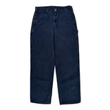 Carhartt Double Knee Carpenter Pants - 30W 30L Dark Wash Cotton