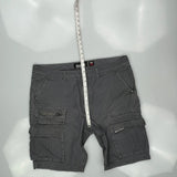 Ecko Unltd Baggy Cargo Shorts - 40W 11L Gray Cotton