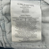 Carhartt Carpenter Trousers - 33W 30L Blue Cotton