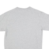 MAJESTIC Mens Grey Raiders Graphic T-Shirt L Short Sleeve Crew Neck Cotton