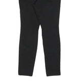 CARHARTT Mens Cotton Blend Black Slim Fit Skinny Trousers W30 L28 Zip Closure