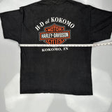 Motorcycles Harley Davidson Graphic T-Shirt - XL Black Cotton
