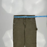 Carhartt Carpenter Pants - 32W 36L Green Cotton