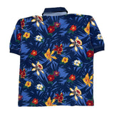 Tommy Hilfiger Floral Hawaiian Shirt - Large Multicoloured Cotton