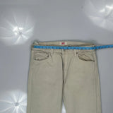 Levis Jeans - 36W 33L Beige Cotton