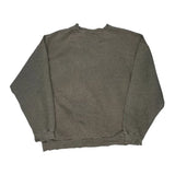 Vintage Starter Sweatshirt - Large Grey Cotton Blend