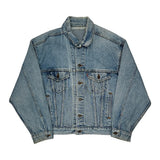 Vintage Levis Denim Jacket - XL Light Wash Denim